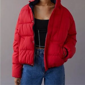 UO’s 90’s Red Sports Puffer Jacket